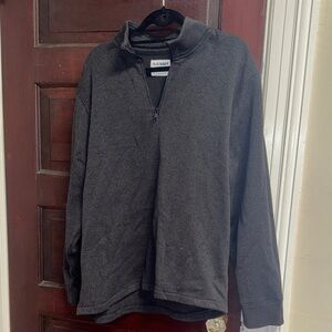 Old Navy Men's Charcoal Zip-Up Sweater